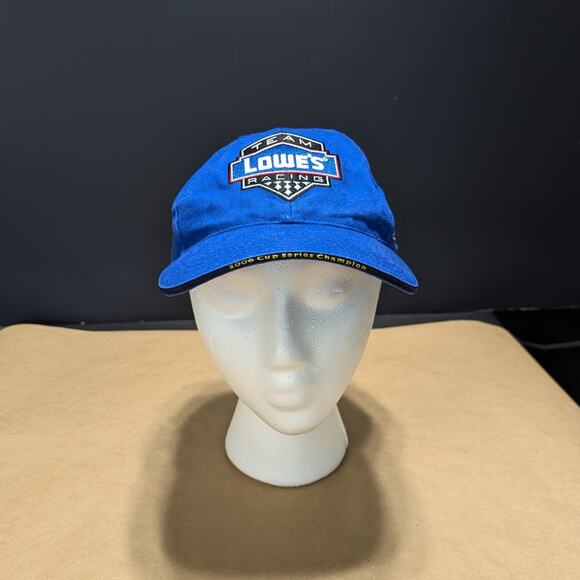NASCAR Team Lowes Racing Jimmie Johnson 2006 Cup Series Champion Ball Cap Hat - Picture 2 of 7